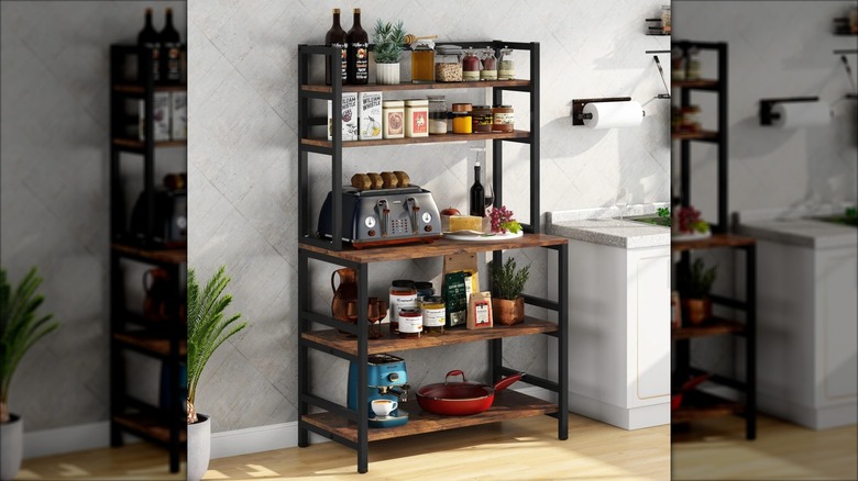 Product image of 5-Tier Kitchen Bakers Rack Utility Storage Shelf