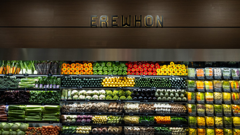 Produce aisle at Erewhon Manhattan Beach