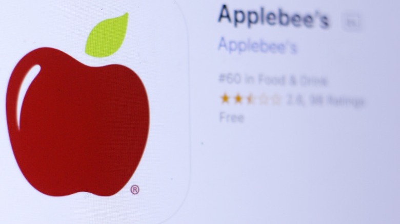 Applebee's app in the app store