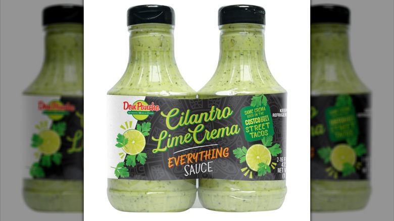 Two bottles of Don Pancho Cilantro Lime Crema sold as one pack
