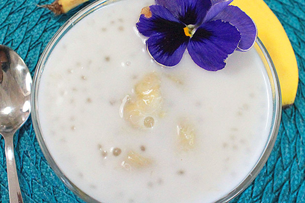 Be Mindful. Be Human. Eat — Coconut Banana Tapioca Pudding