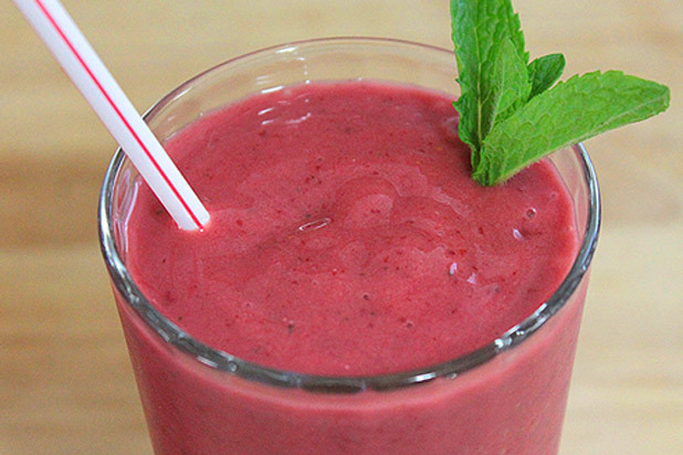 Be Mindful. Be Human. Eat — Strawberry Cherry Cucumber Smoothie