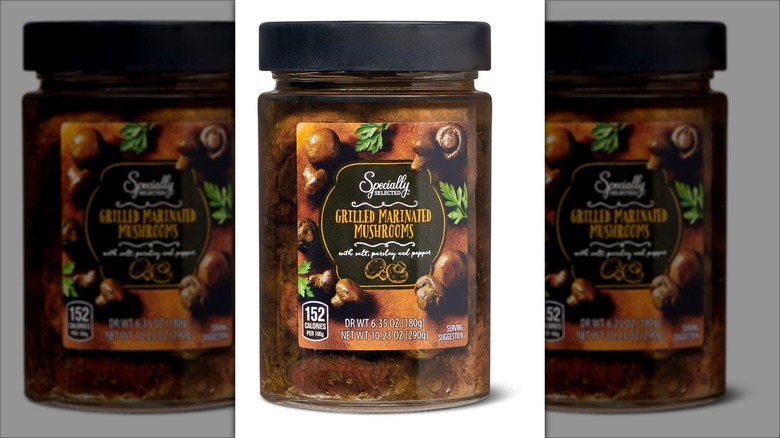 Specially Selected Grilled Marinated Mushrooms Antipasti