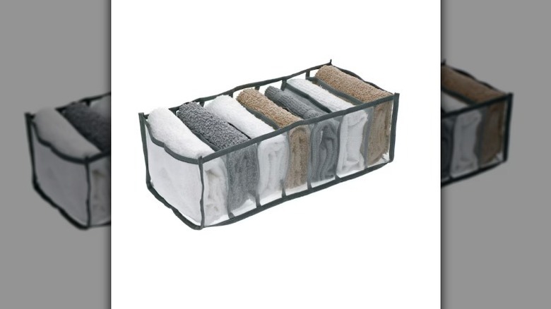 Pocket organizer on white background