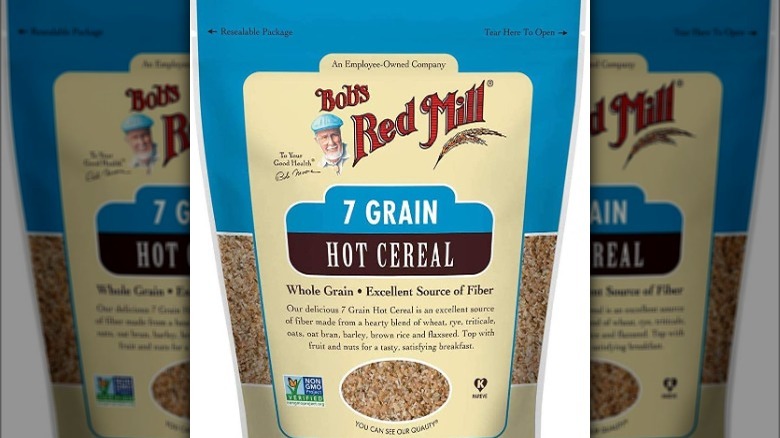 bag of bob's red mill grain cereal