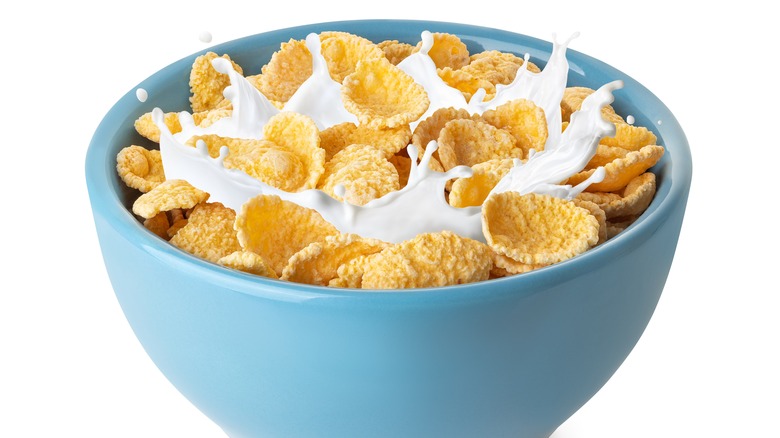 bowl of corn flakes