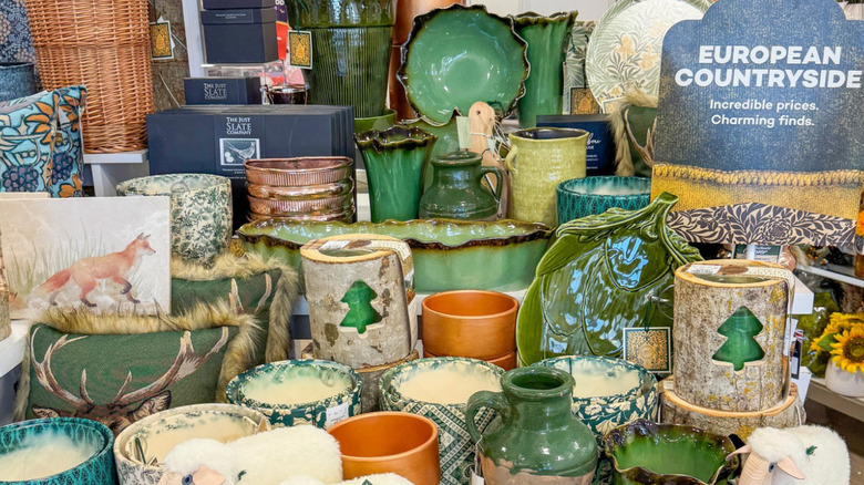 European Countryside dishware at HomeGoods
