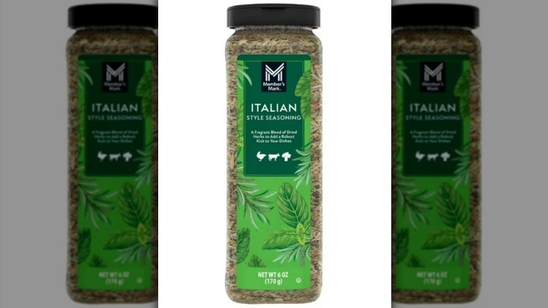 Member's Mark Italian seasoning on white background