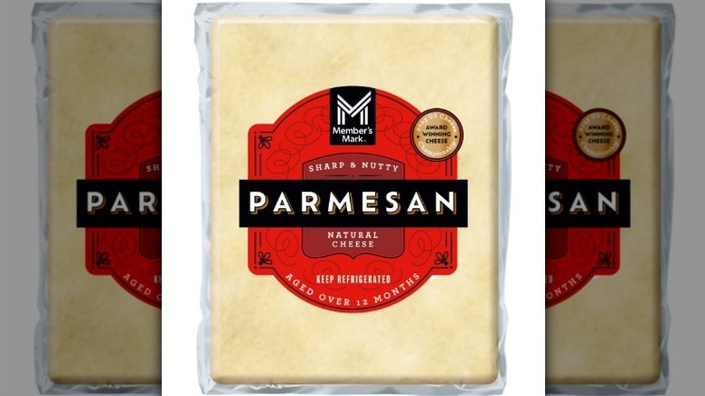 Member's Mark parmesan block on white background