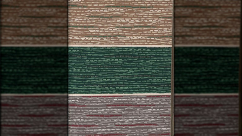 The "Grass Cloth" wallpaper design