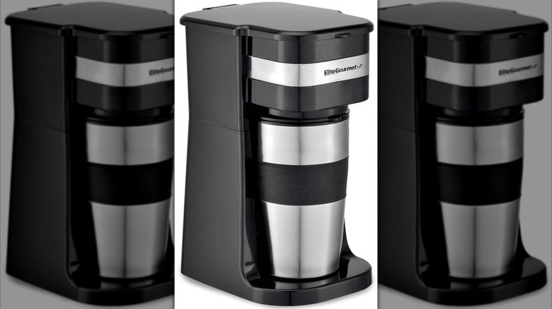 Elite Gourmet Personal Single-Serve Compact Coffee Maker Brewer
