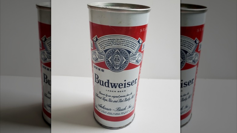 Vintage Budweiser can