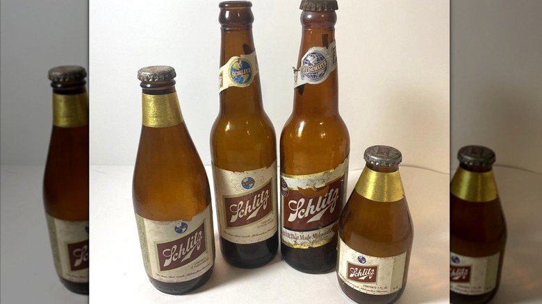 Vintage Schlitz bottles