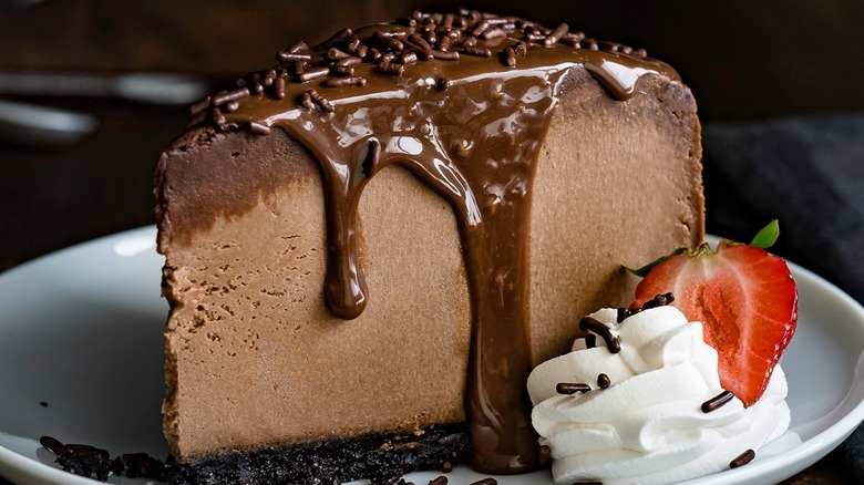 The chocolate brigadeiro from Fogo de Chão
