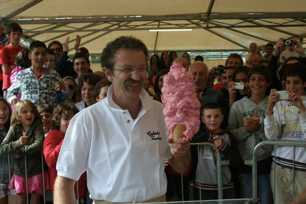 4) Most Ice Cream Scoops Balanced on a Cone