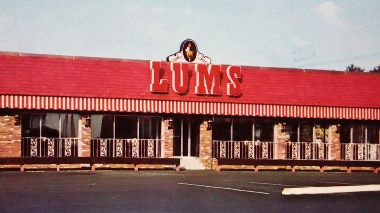 A vintage image of a Lums restaurant