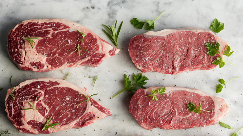 Meats from Black Angus Steakhouse