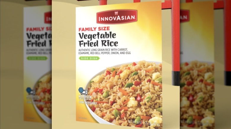 A pack of frozen Vegetable Fried Rice by InnovAsian