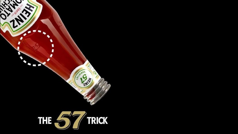 Heinz 57 trick black background