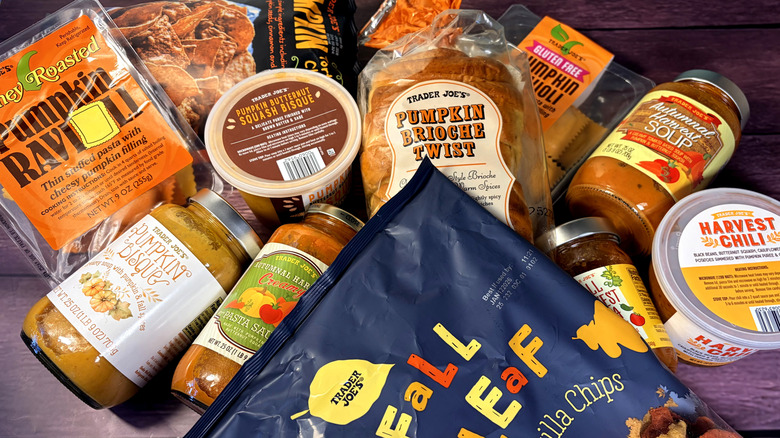 Various trader joes pumpkin items