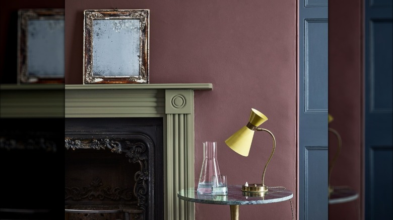 Living room pained in Little Greene Adventurer