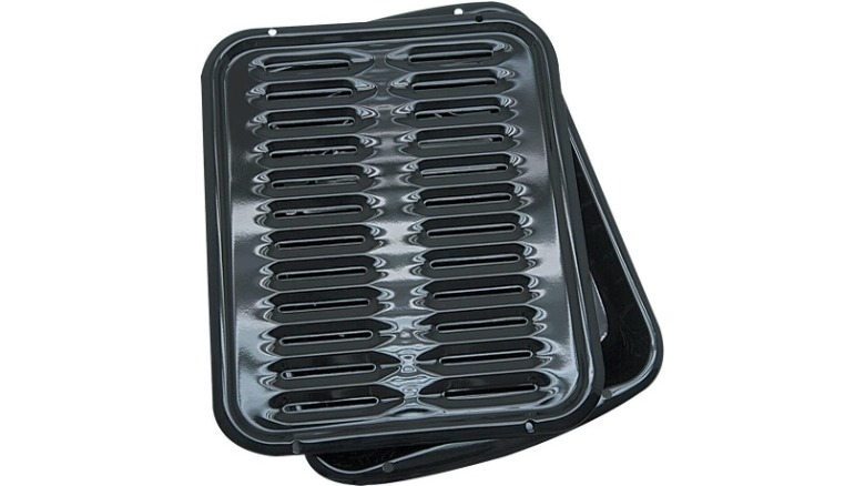A broiler pan
