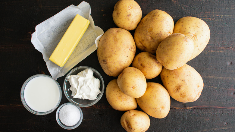 Mashed potato ingredients