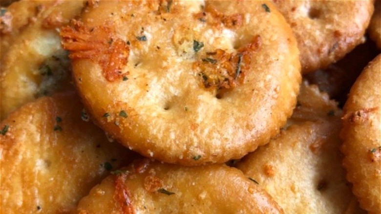 Baked Ritz crackers