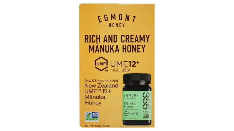 box of Egmont Honey Rich and Creamy Manuka Honey