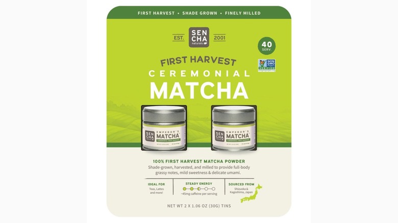 Package of Sencha Naturals Ceremonial Matcha