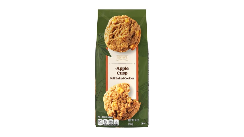 A bag of Benton's Apple Crisp Soft Baked Cookies