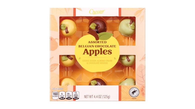 A box of Choceur Assorted Belgian Chocolate Apples