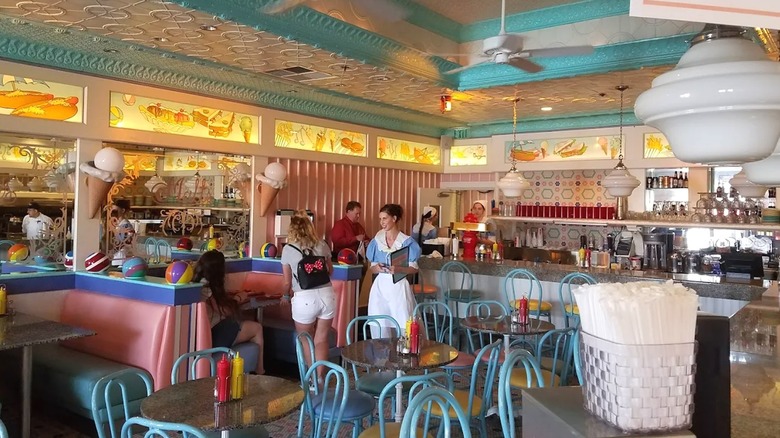The interior of Beaches & Cream at Beach Club Resort