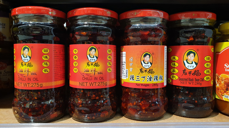 jars of Lao Gan Ma chili crisp