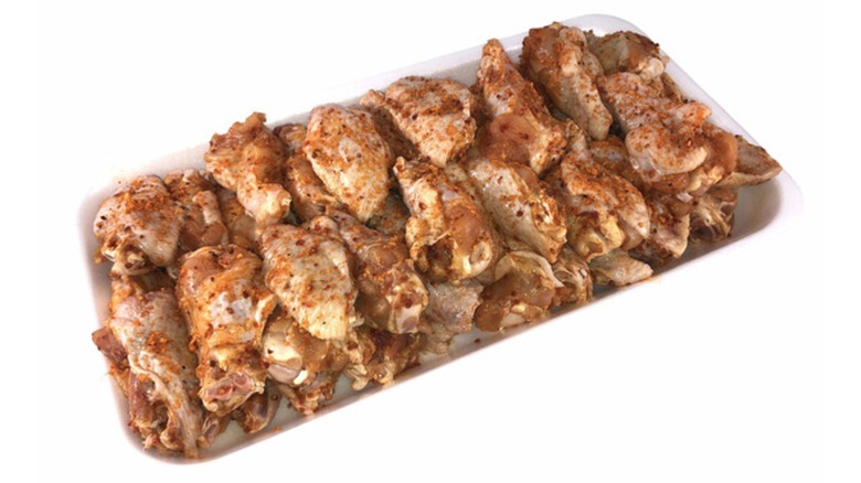 platter of Kirkland Signature Chicken Wings with Garlic Pepper Seasoning