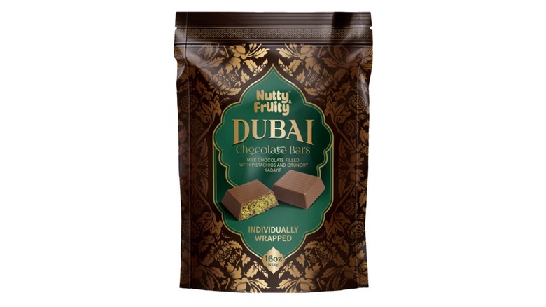 bag of Nutty and Fruity Dubai Chocolate Bars