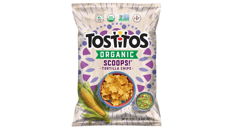 bag of Tostitos Organic Scoops Tortilla Chips