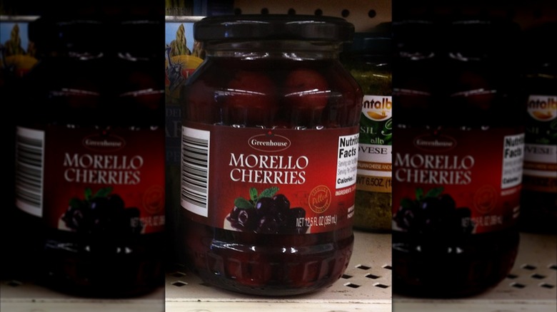 Canned cherries from Dollar Tree