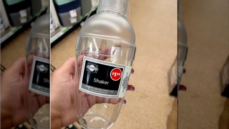 close up of cocktail shaker