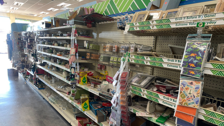 Dollar Tree aisles