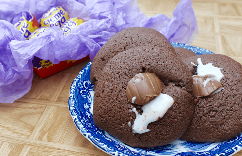 creme egg doughnuts