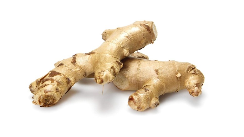 Two ginger roots
