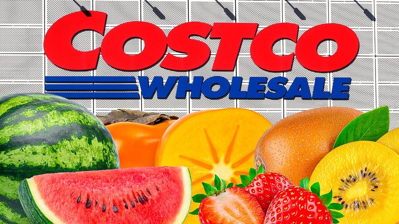 costco wholesale backdrop with fruit mix