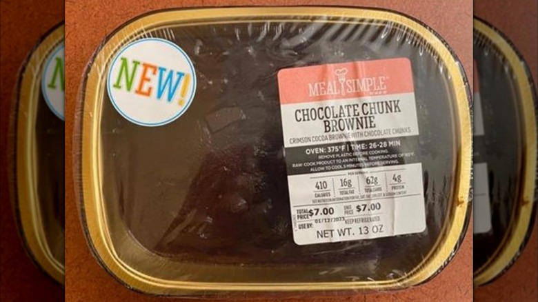 H-E-B Meal Simple Chocolate Chunk Brownie