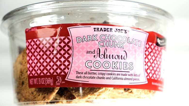 Trader Joe's Dark Chocolate Chunk and Almond Cookies