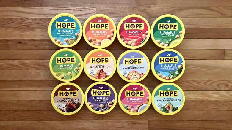 Assorted Hope Foods dips