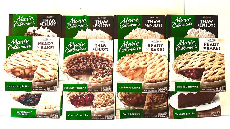 Assorted Marie Callender's pies