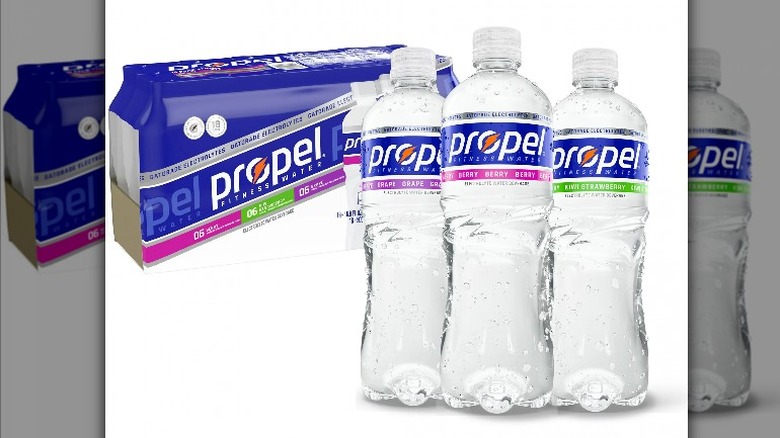 propel waters on white backdrop