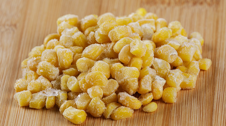 Frozen sweet corn