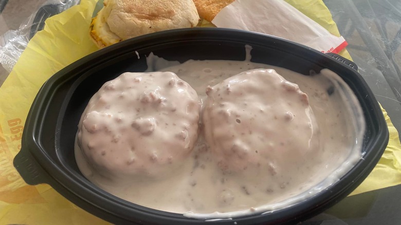 McDonald's Biscuits and Gravy plate